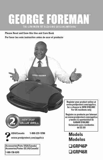George Foreman Electric Grill GRP46R-page_pdf